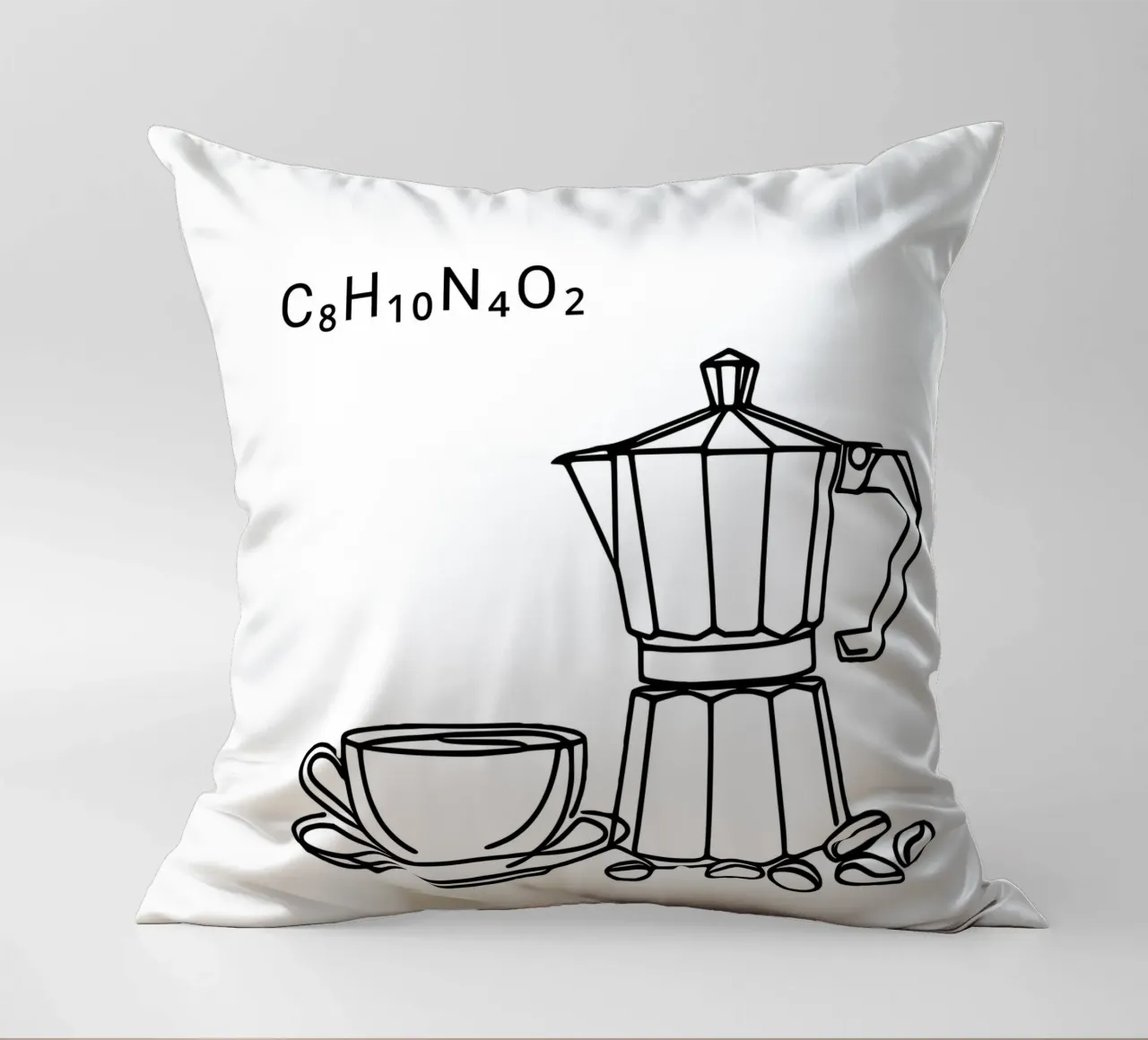 Formula con caffeina cuscino da Second Canvas