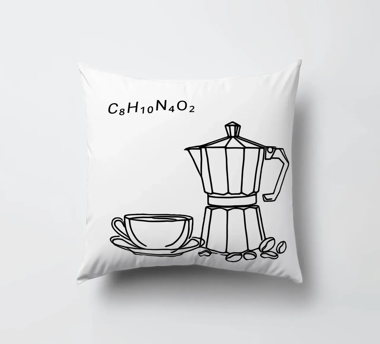Formula con caffeina cuscino da Second Canvas