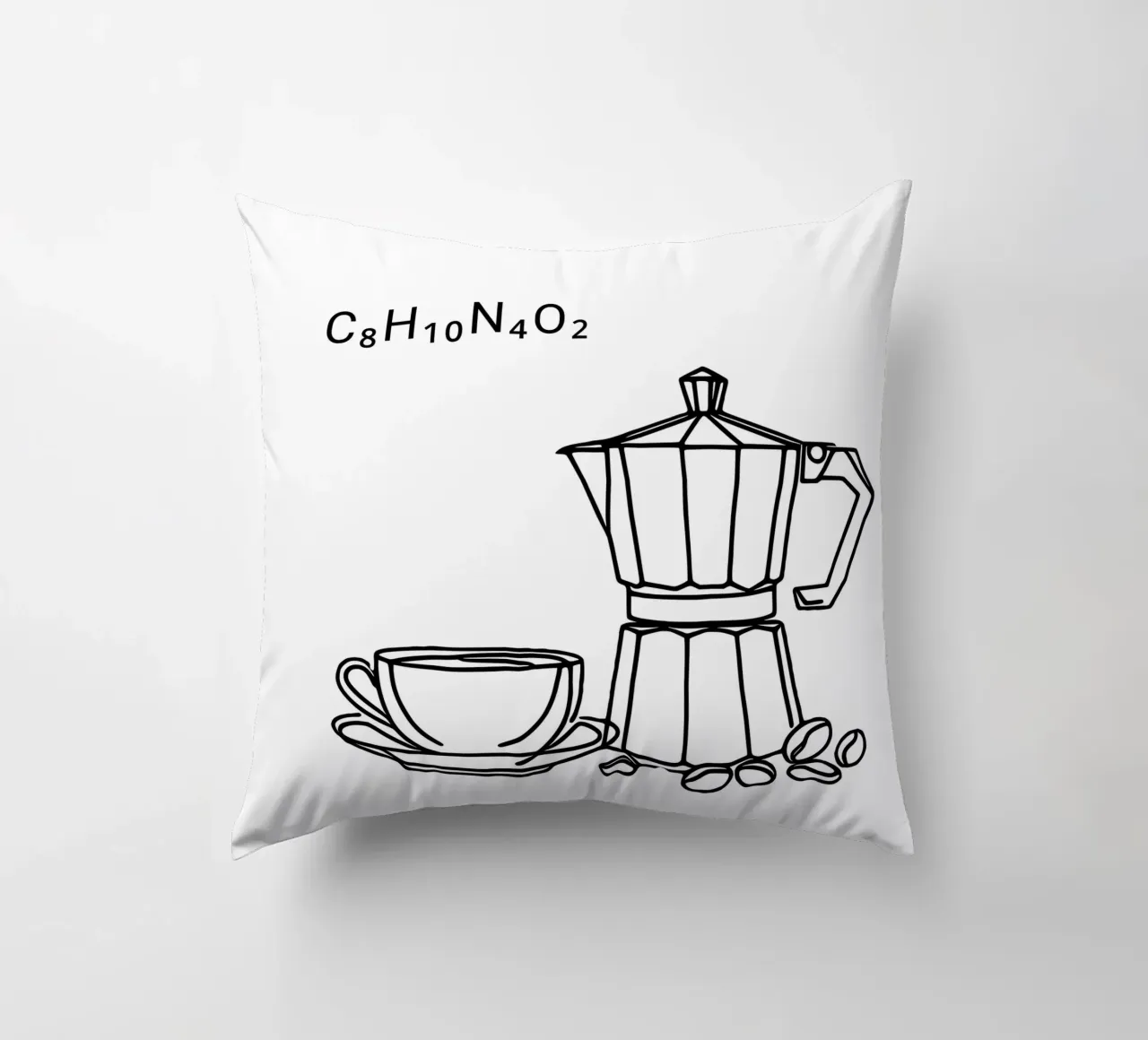 Formula con caffeina cuscino da Second Canvas