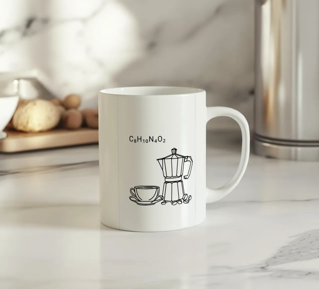 Formula con caffeina tazza in ceramica da Second Canvas