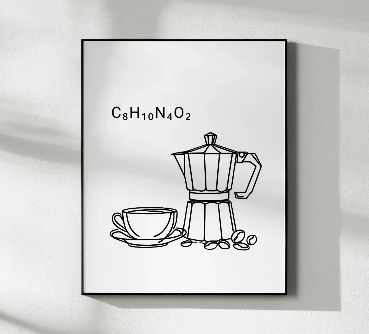 Formula con caffeina plexiglass da Second Canvas