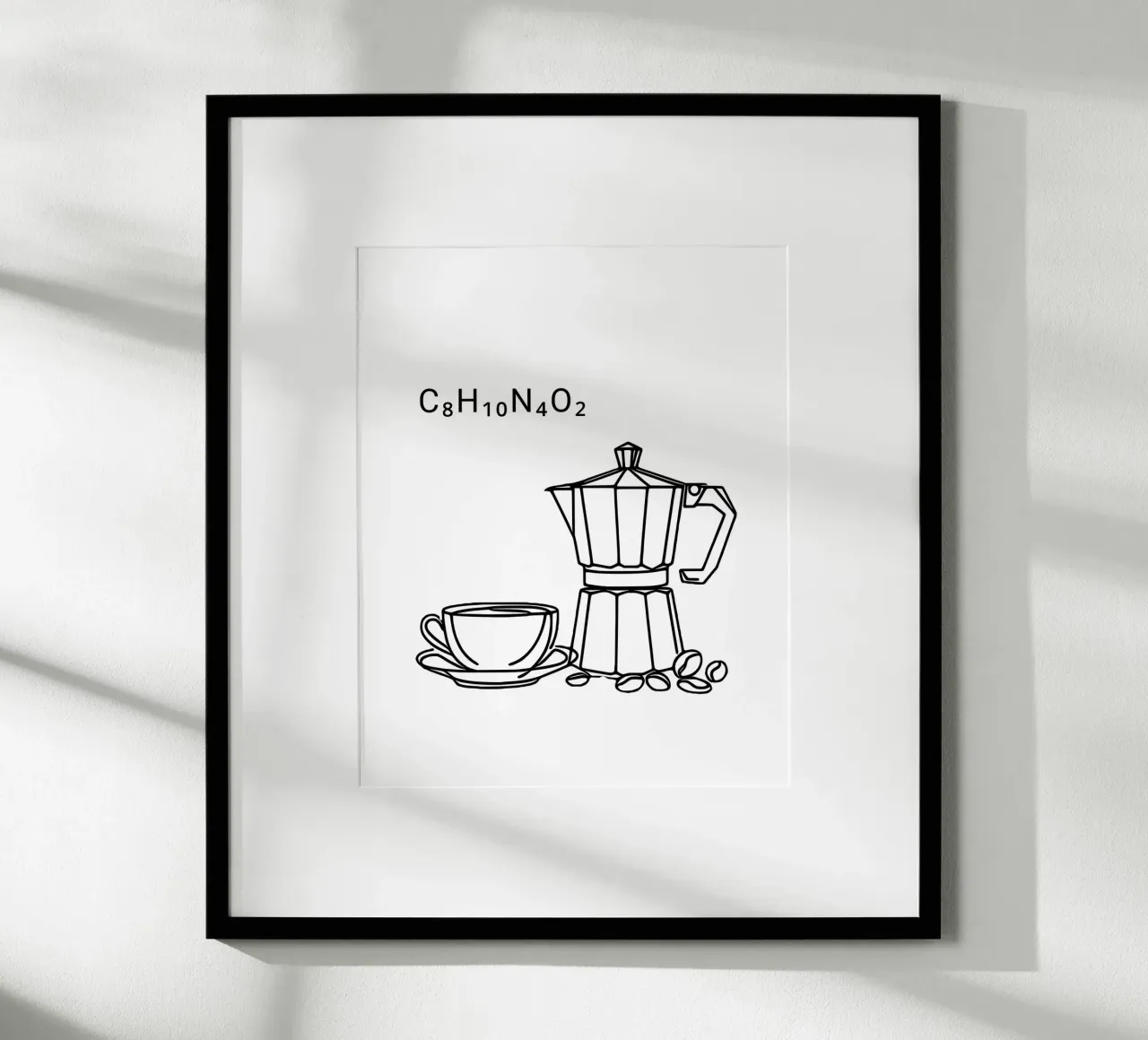 Formula con caffeina poster da Second Canvas