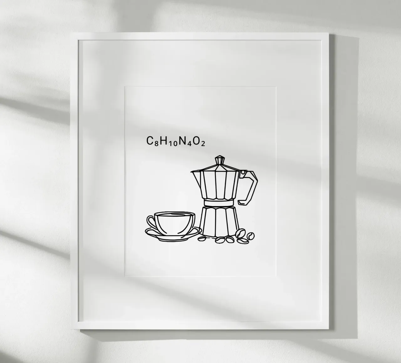 Formula con caffeina poster da Second Canvas