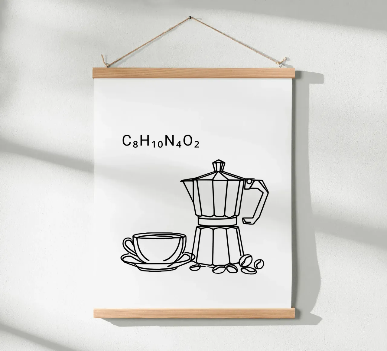 Formula con caffeina poster da Second Canvas