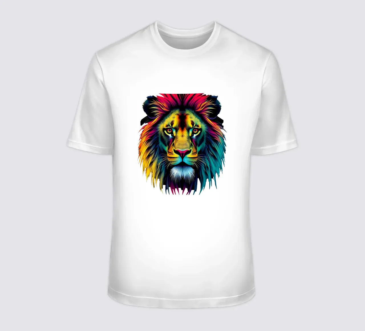 Stile_leone_N_1a t-shirt da Tierisch bunt by LK