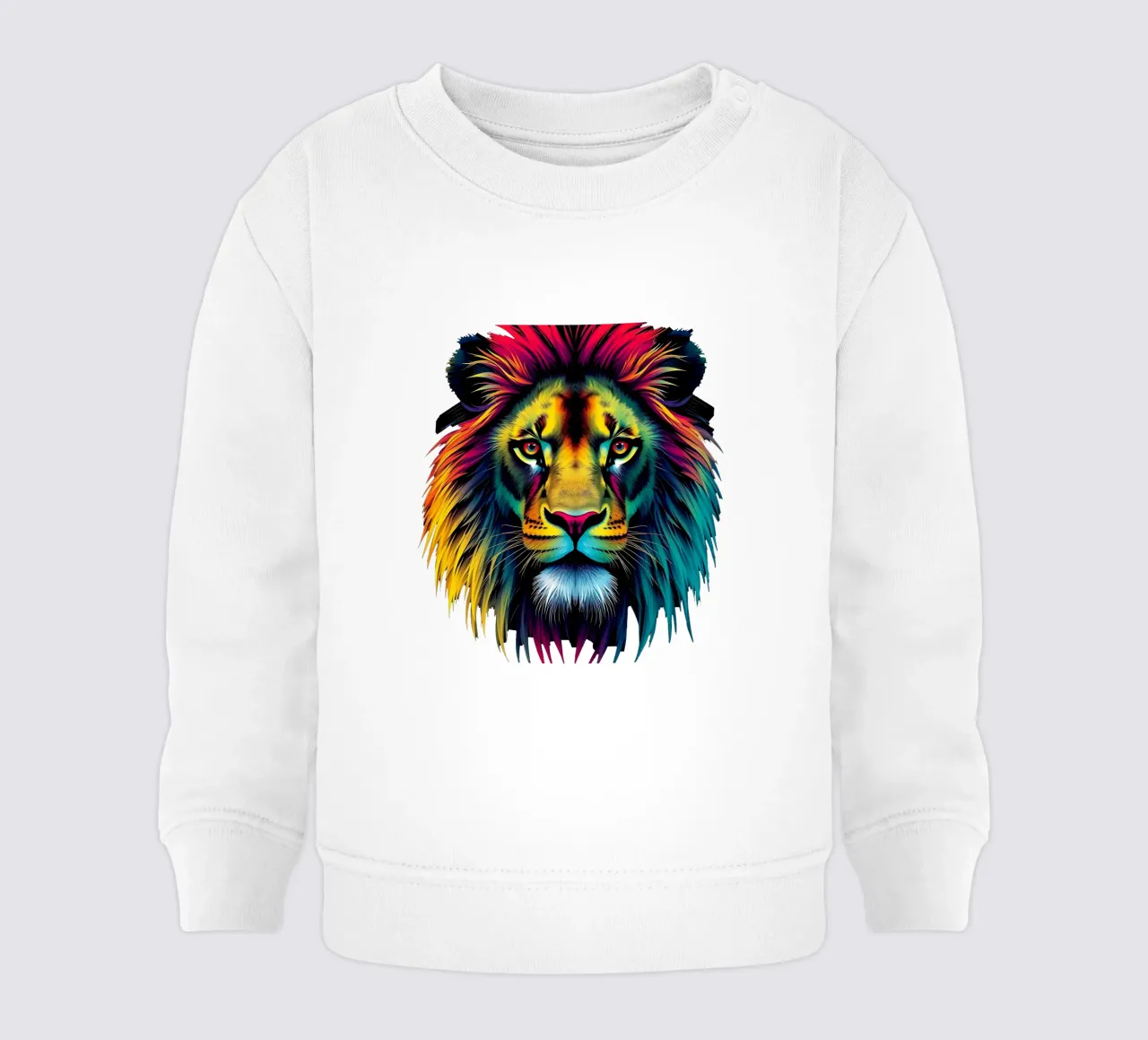 Stile_leone_N_1a felpa neonato da Tierisch bunt by LK