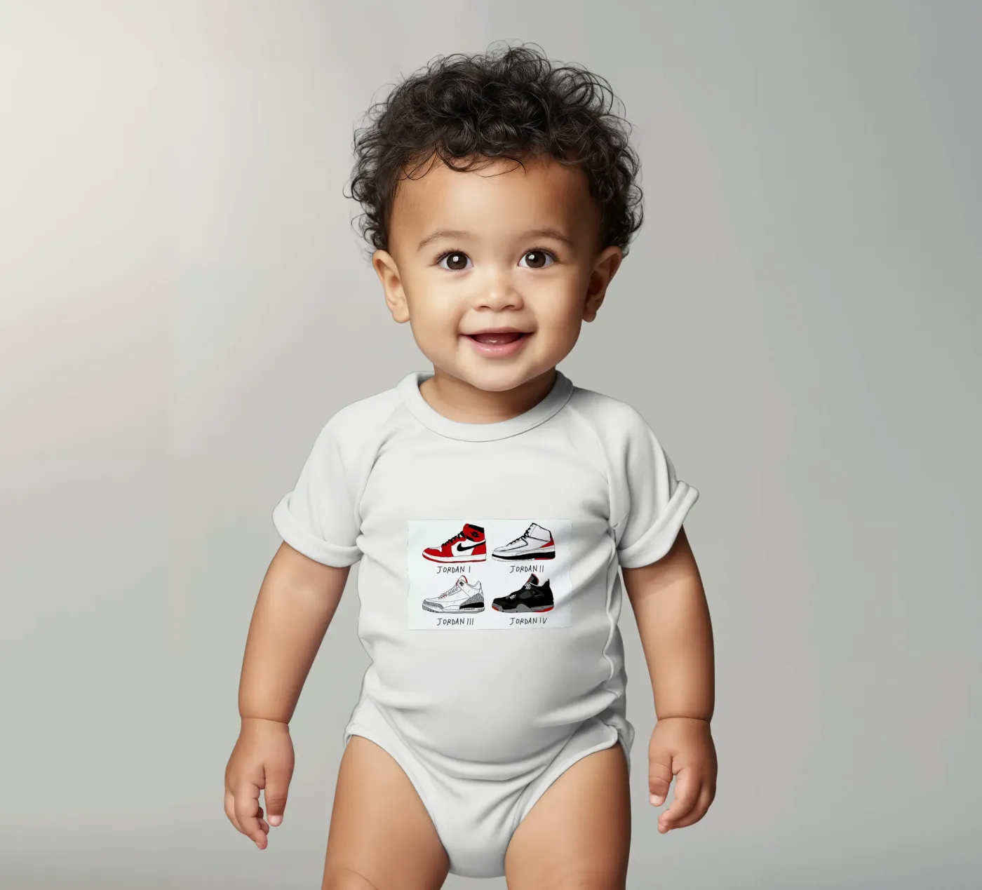 Jordan Evolution Kurzarm Babybody von Nick Cocozza