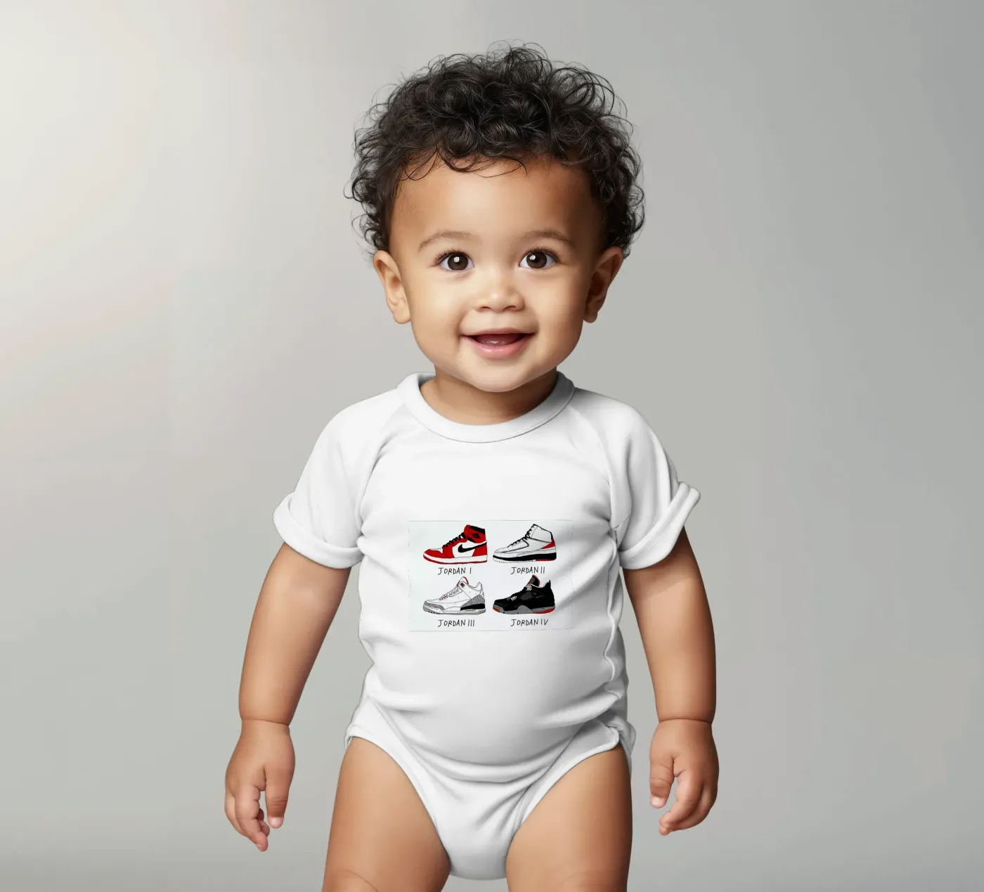 Jordan Evolution Kurzarm Babybody von Nick Cocozza