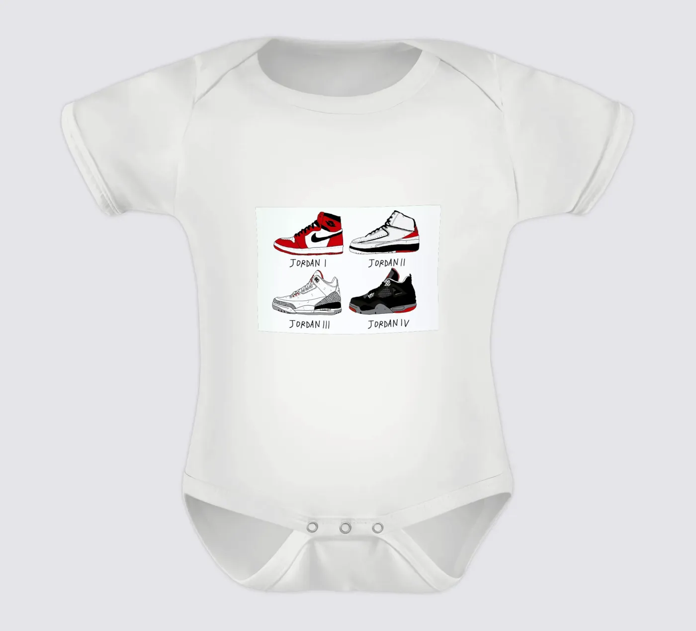 Jordan Evolution Kurzarm Babybody von Nick Cocozza