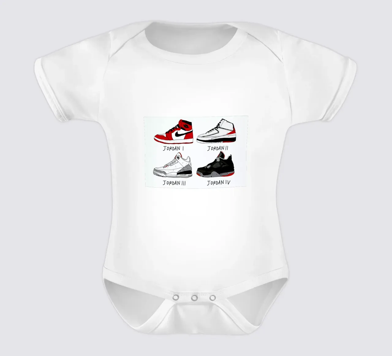 Jordan Evolution body neonato maniche corte da Nick Cocozza