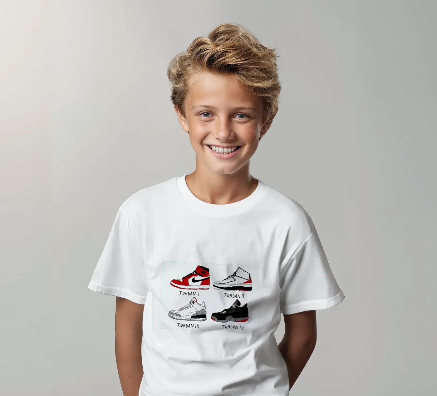 Jordan Evolution kinder t-shirt van Nick Cocozza