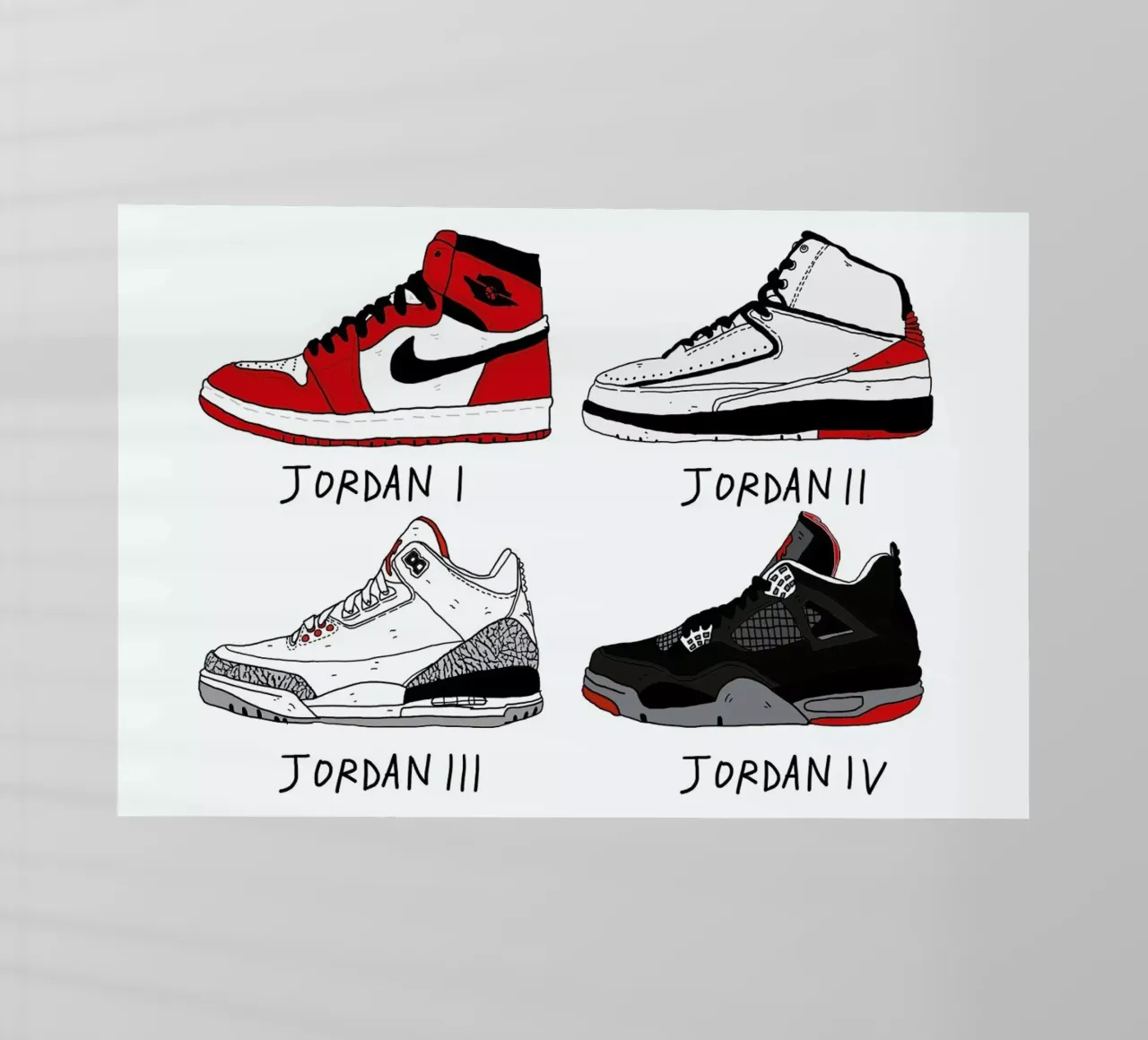 Jordan Evolution backlit folie van Nick Cocozza