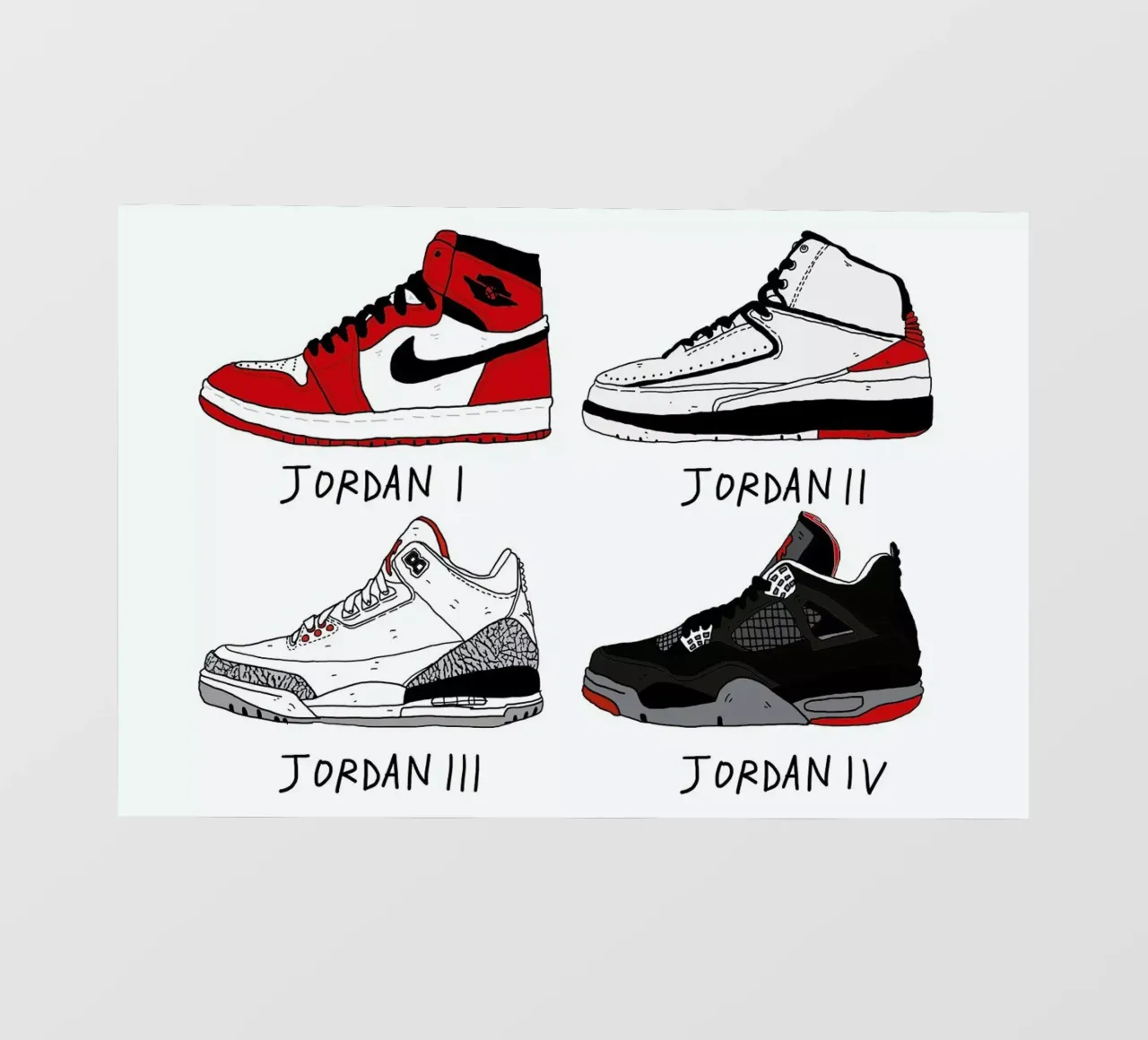 Jordan Evolution backlit folie van Nick Cocozza