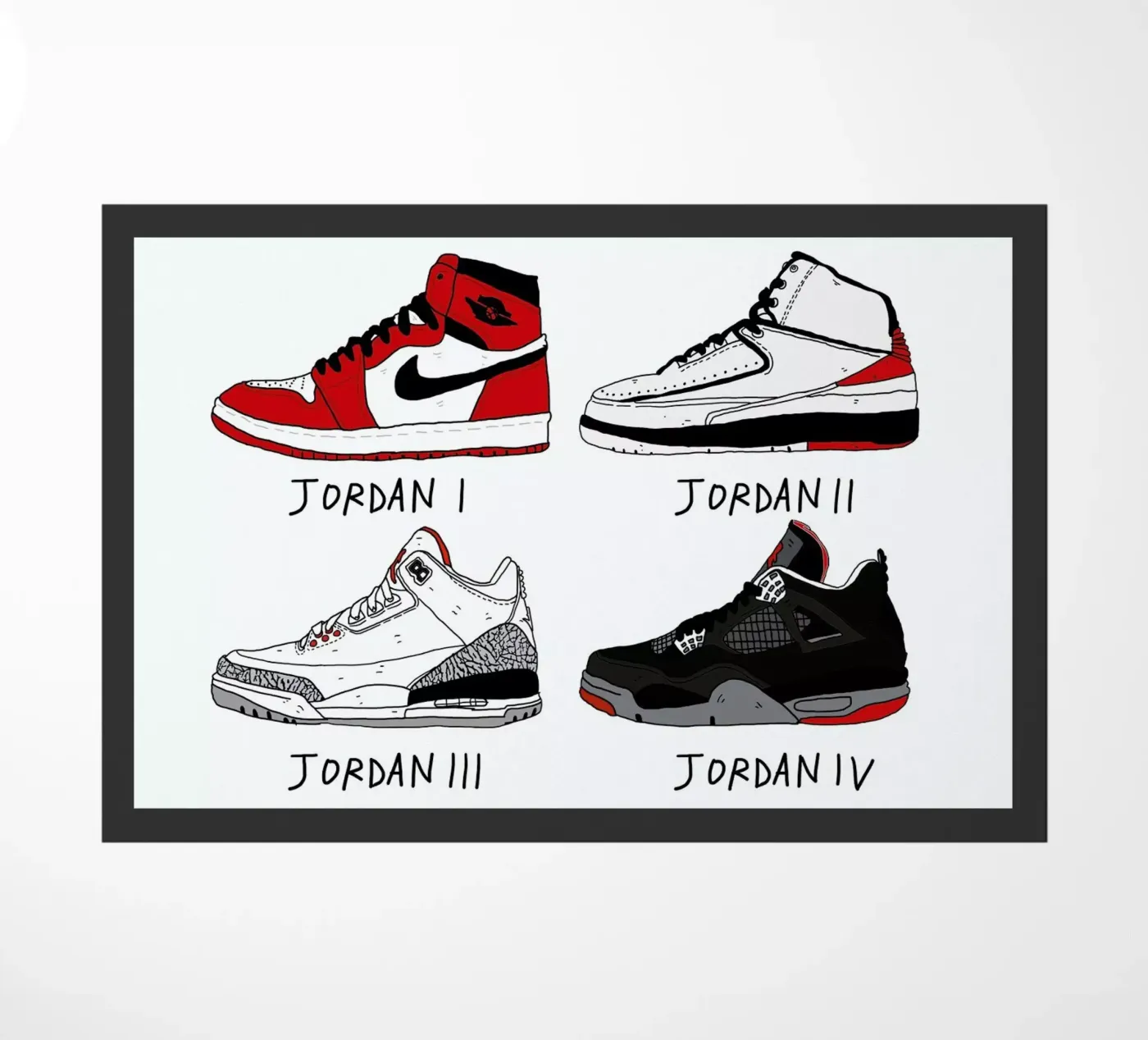 Jordan Evolution Fußmatte von Nick Cocozza