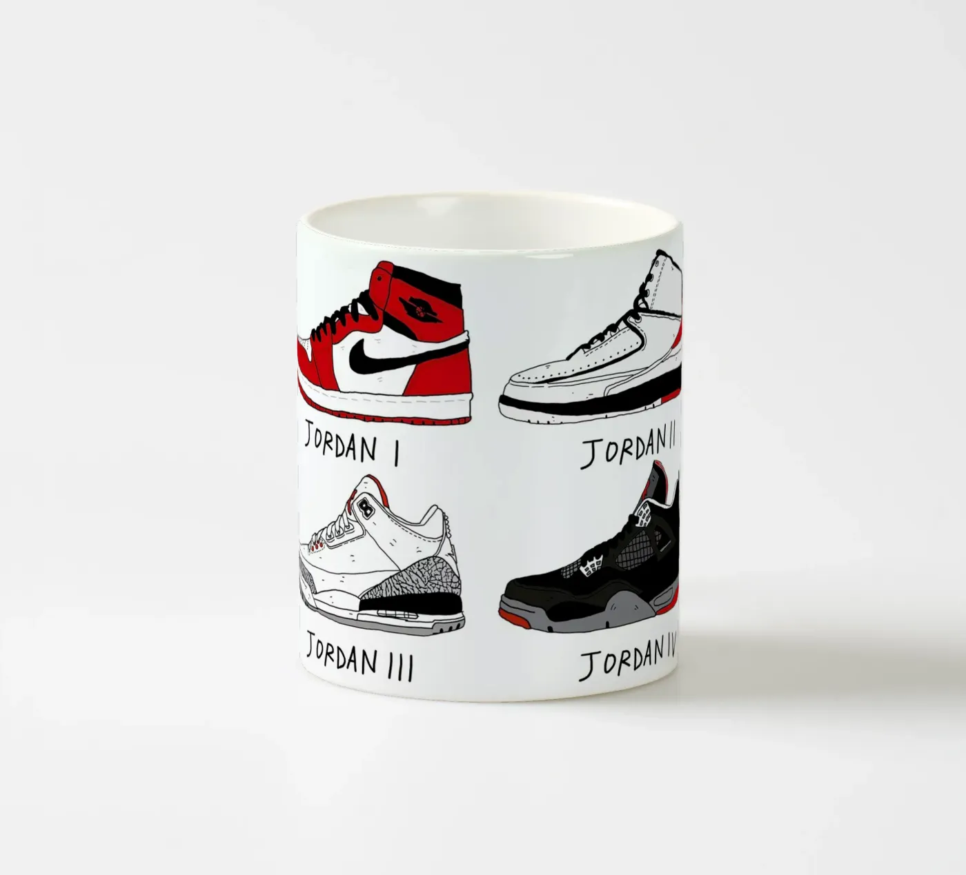 Jordan Evolution ceramic mug by Nick Cocozza
