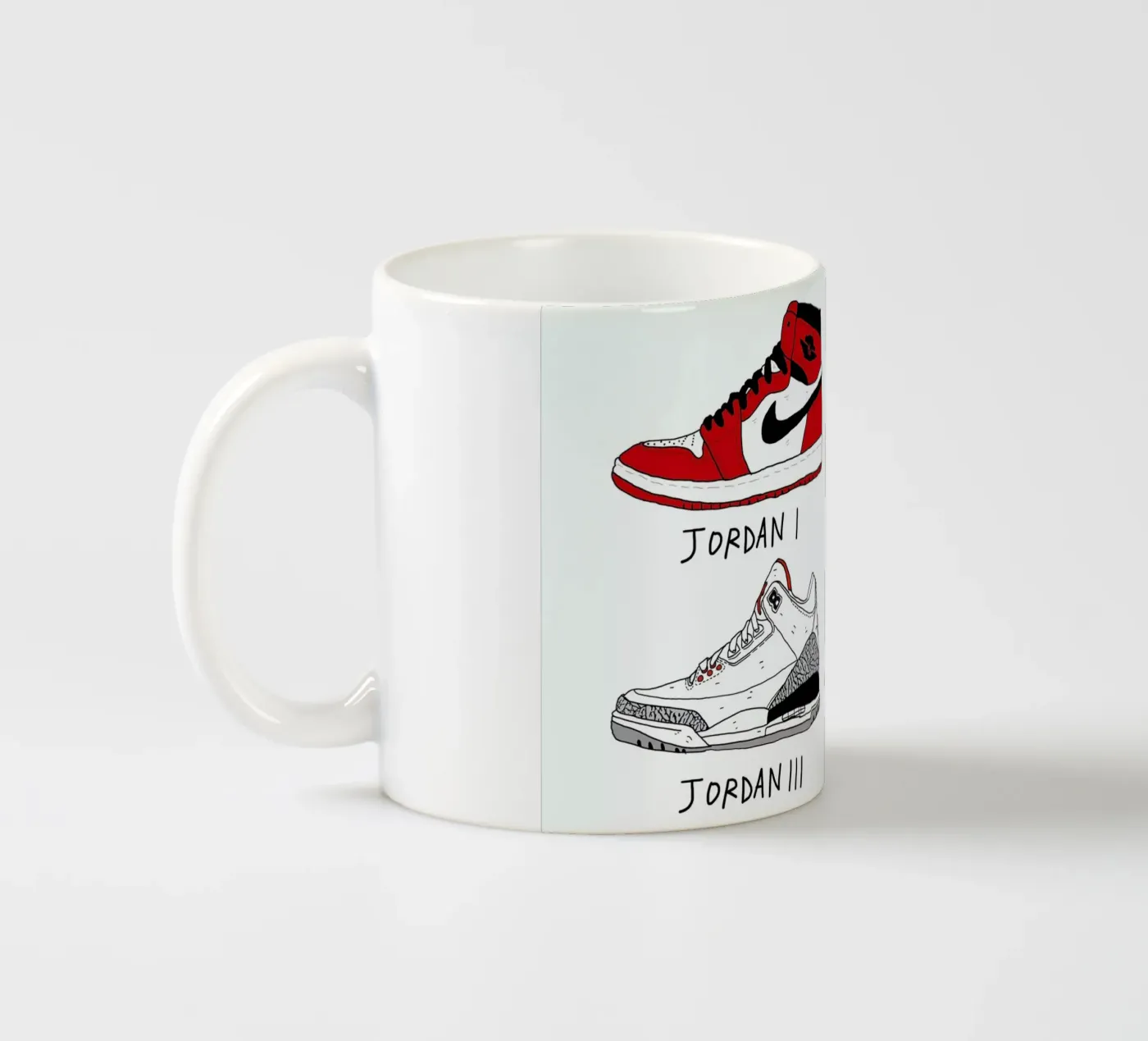 Jordan Evolution ceramic mug by Nick Cocozza