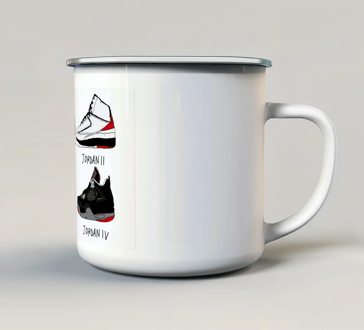 Jordan Evolution emaille mok van Nick Cocozza