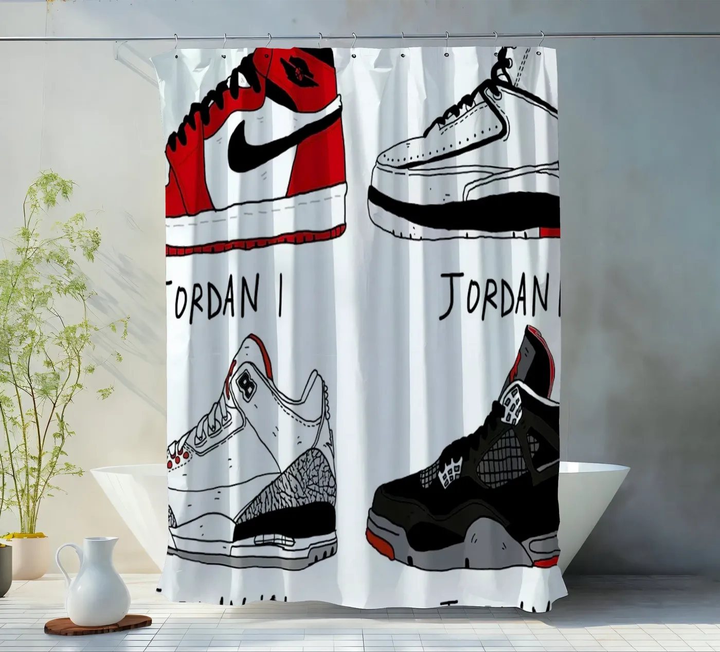 Jordan Evolution tenda da doccia da Nick Cocozza