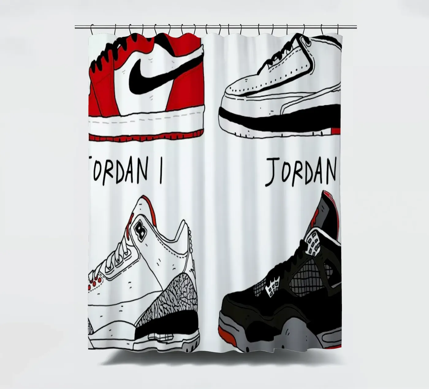 Jordan Evolution tenda da doccia da Nick Cocozza