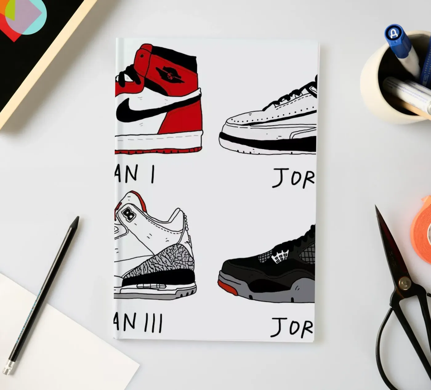 Jordan Evolution notebook by Nick Cocozza