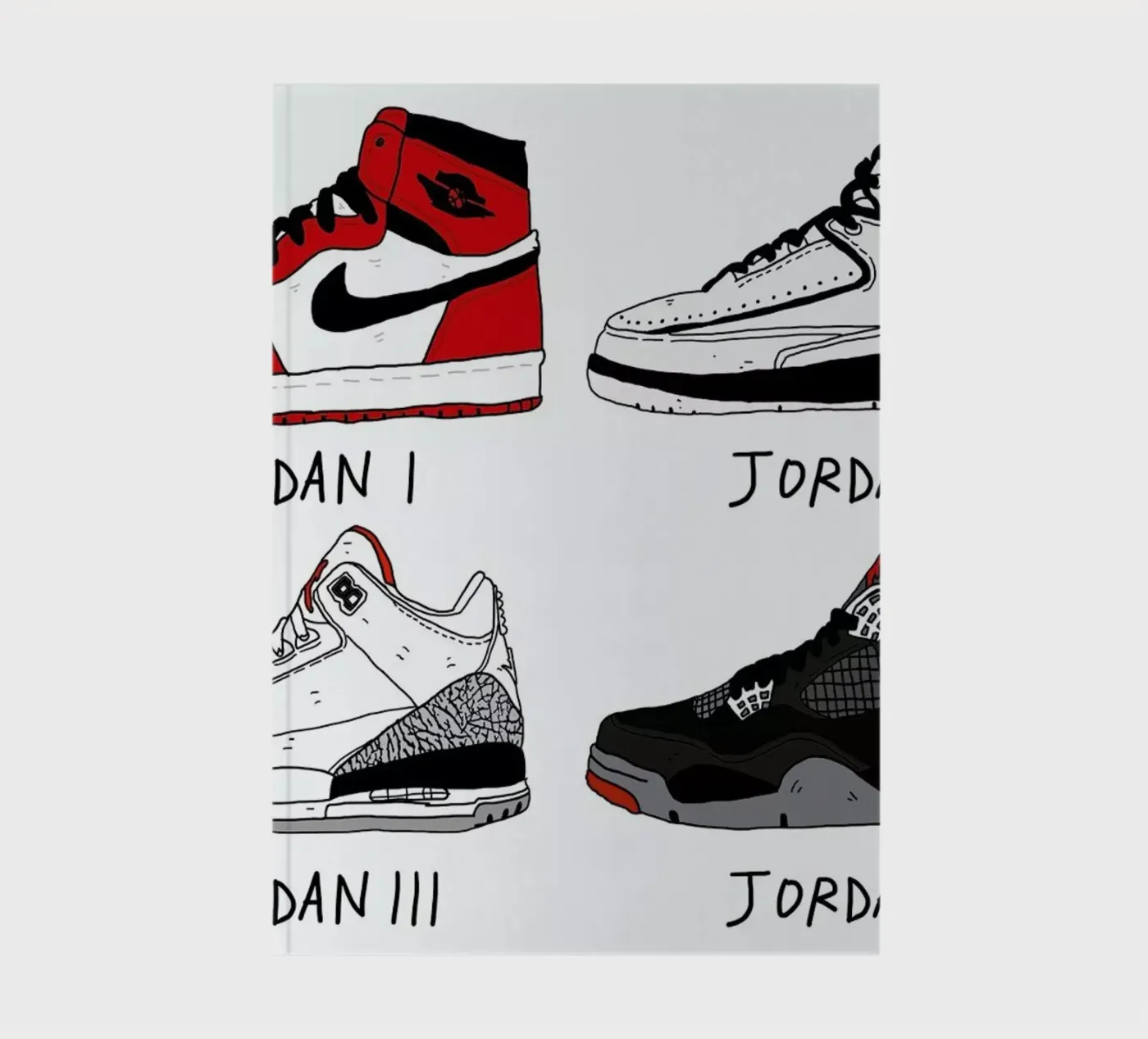 Jordan Evolution notebook by Nick Cocozza