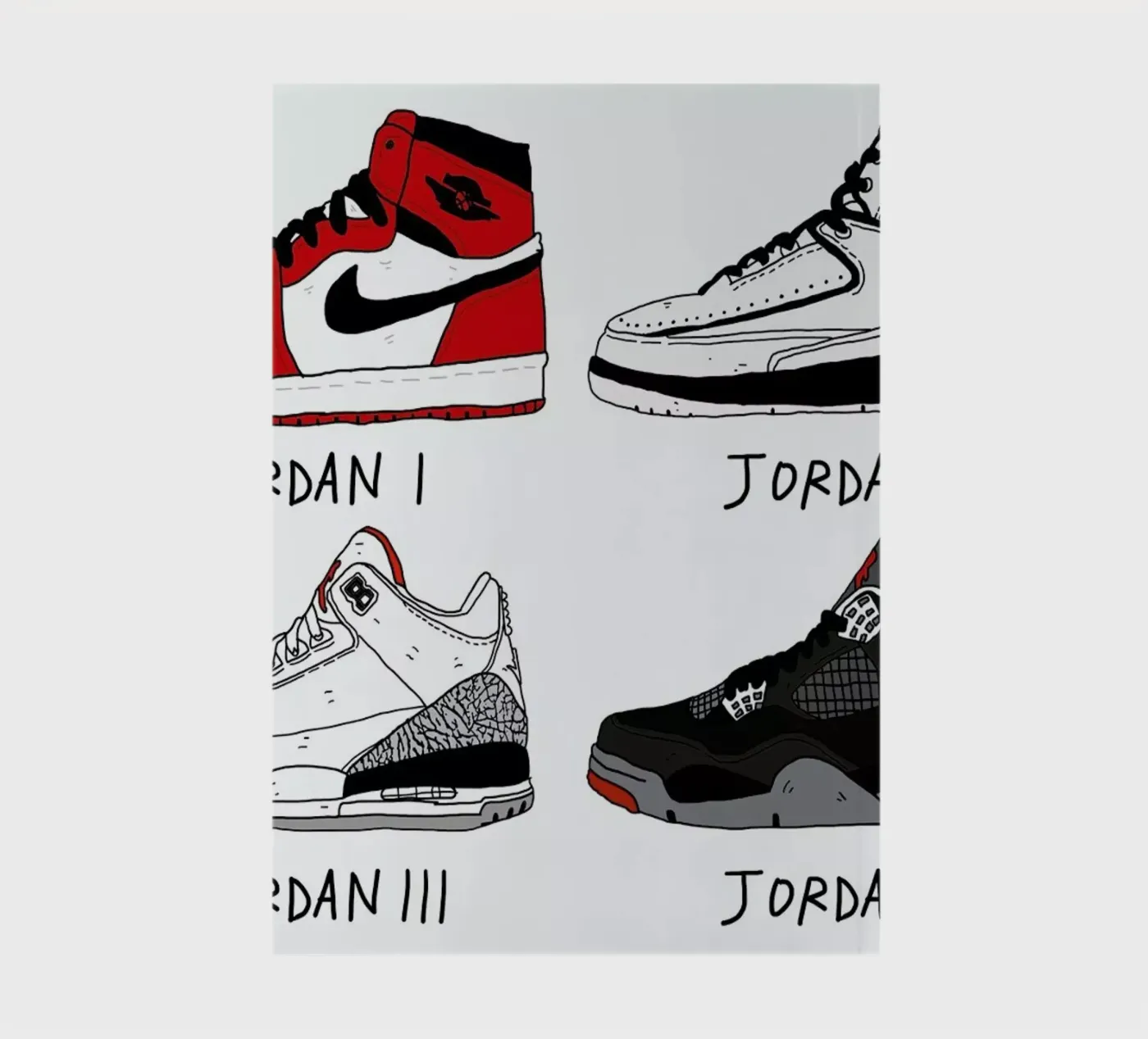 Jordan Evolution notebook by Nick Cocozza