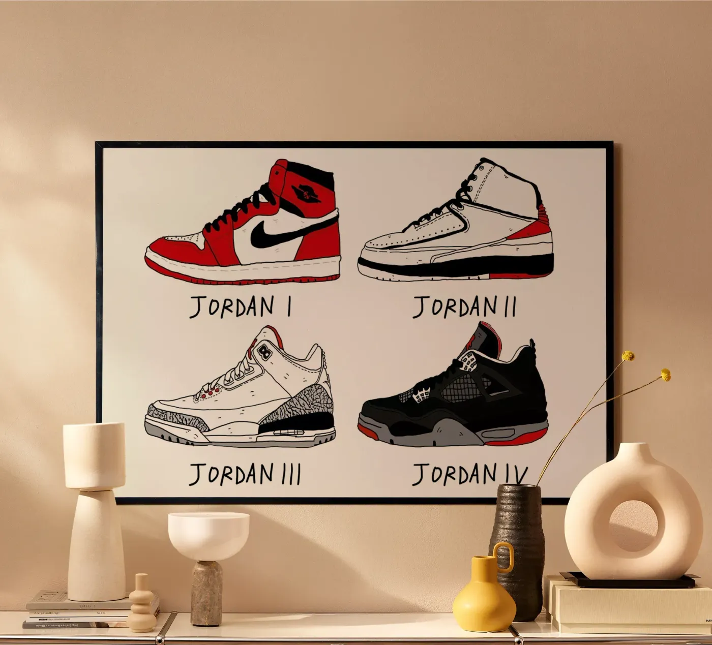 Jordan Evolution poster by Nick Cocozza