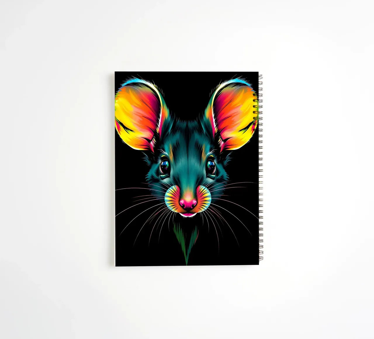 Mouse_style_N_1 spiral notebook by Tierisch bunt by LK