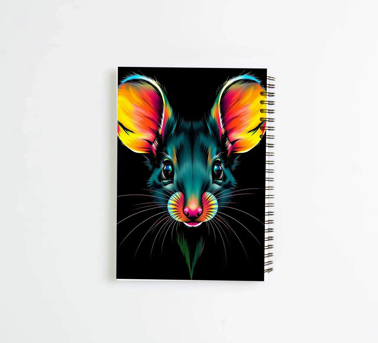 Mouse_style_N_1 spiral notebook by Tierisch bunt by LK