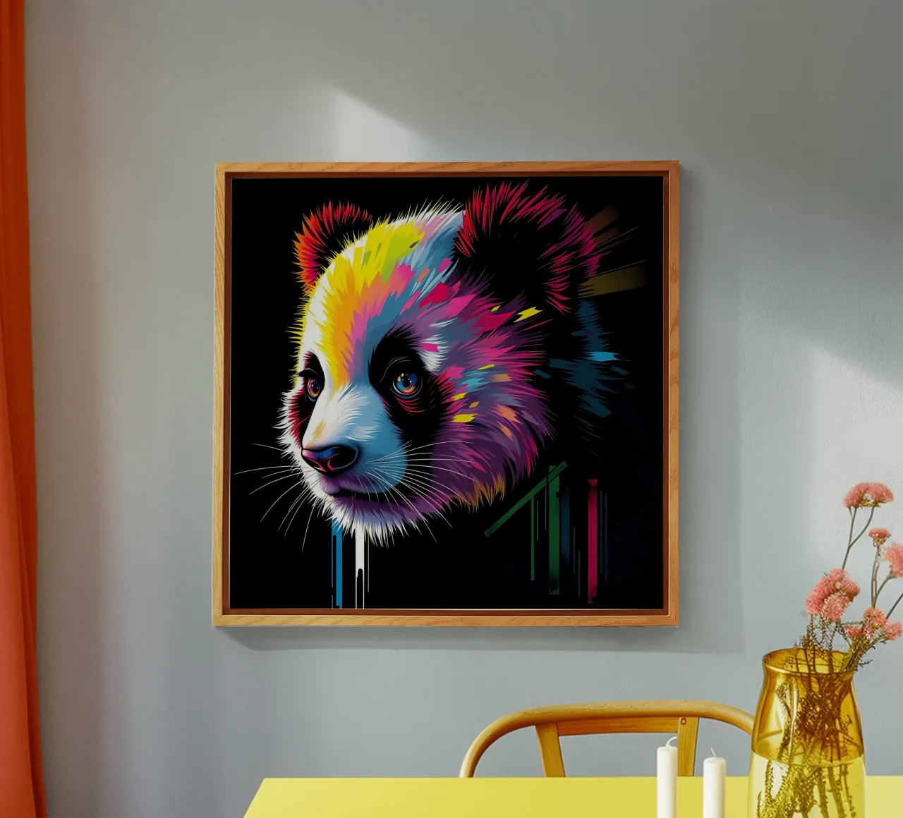 Panda_Style_N_1 plexiglass da Tierisch bunt by LK