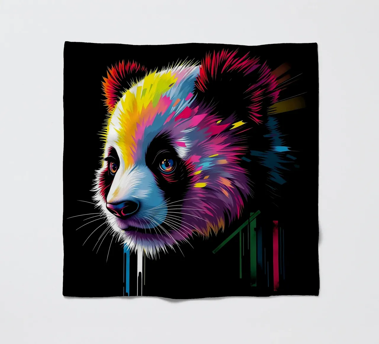 Panda_Style_N_1 coperta in pile da Tierisch bunt by LK