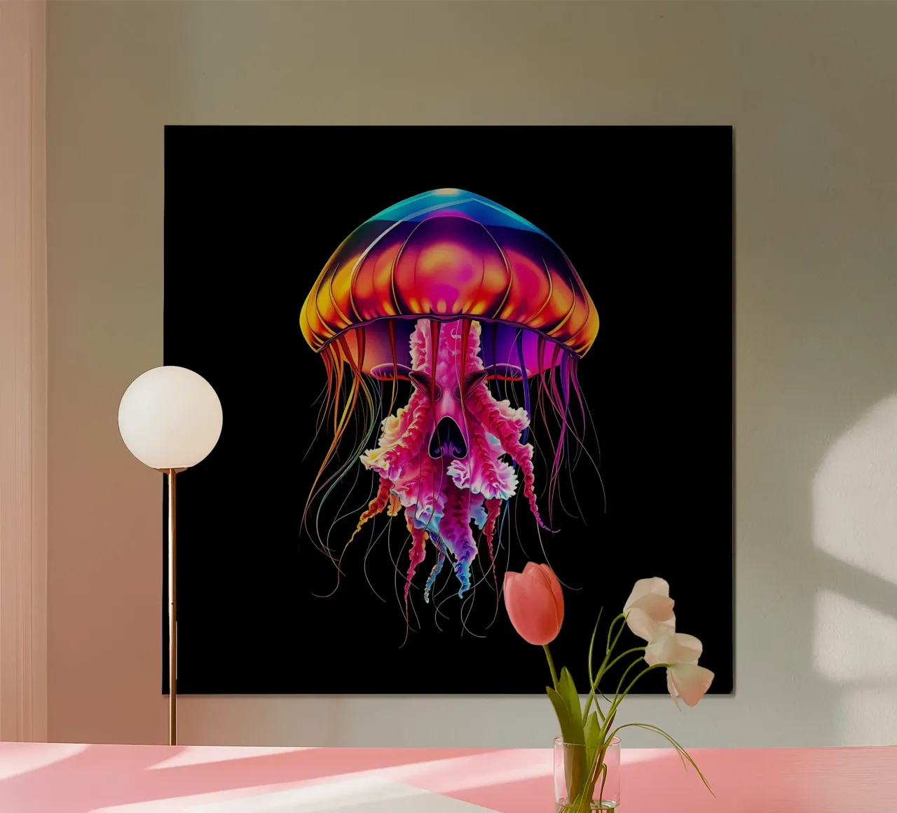 Qualle_Stil_N_1 poster by Tierisch bunt by LK