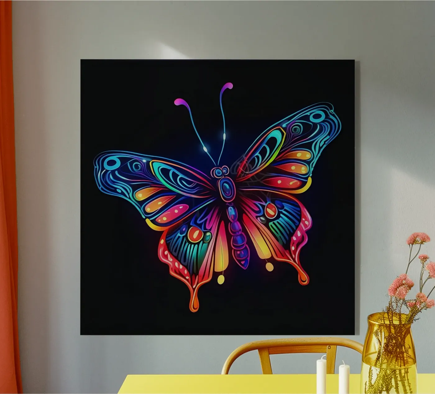 Schmetterling_Stil_N_1 Acryl-Glas von Tierisch bunt by LK