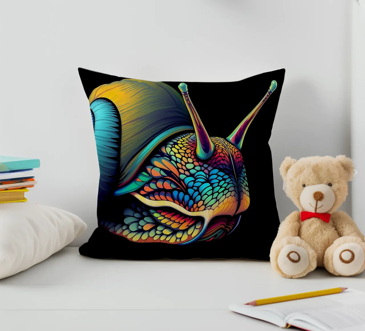Stile_lumaca_N_1 cuscino da Tierisch bunt by LK