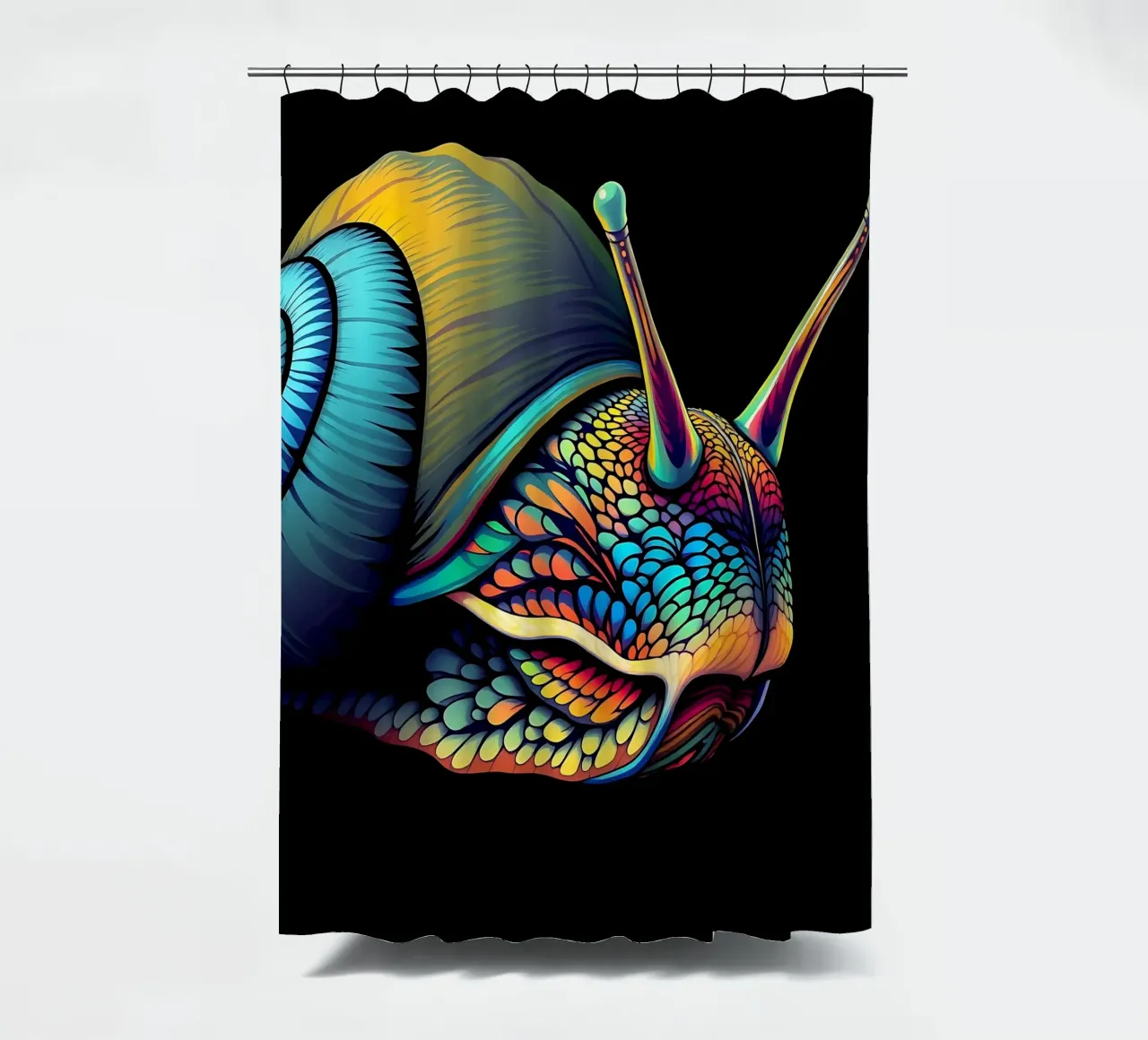 Stile_lumaca_N_1 tenda da doccia da Tierisch bunt by LK