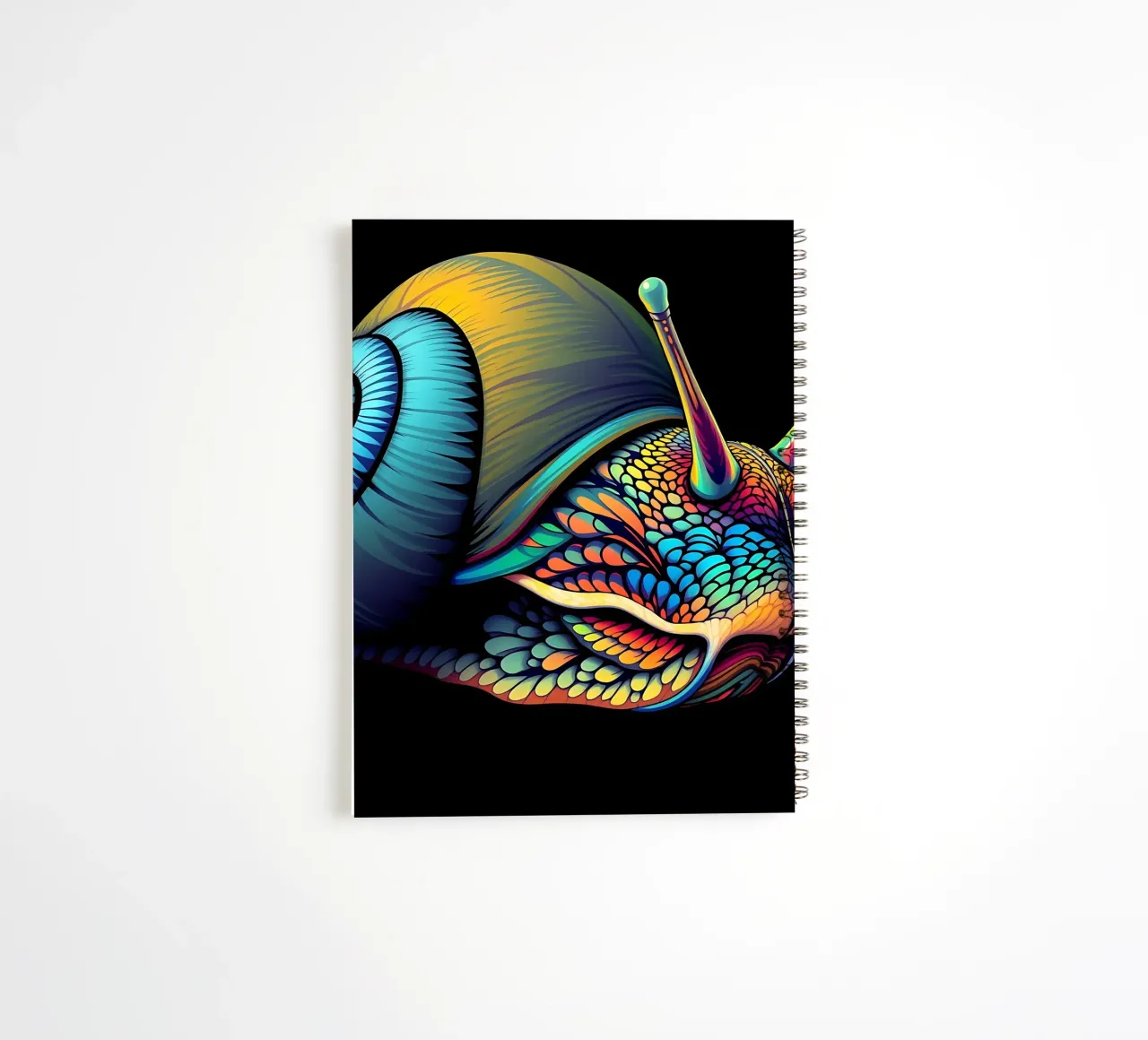 Snail_style_N_1 spiral notebook by Tierisch bunt by LK
