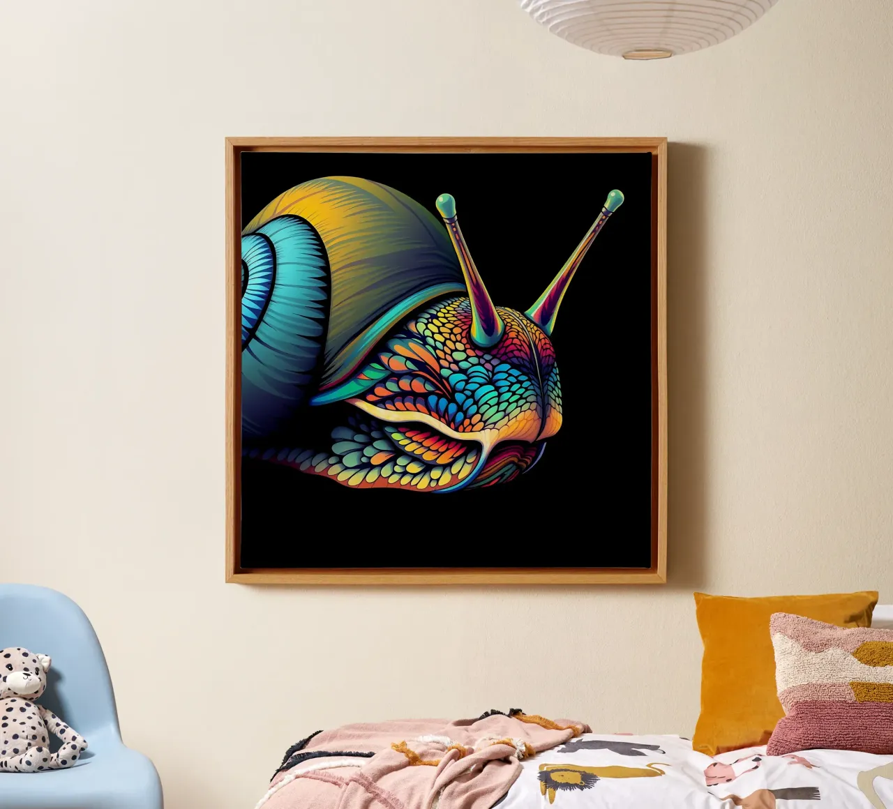 Snail_style_N_1 canvas by Tierisch bunt by LK