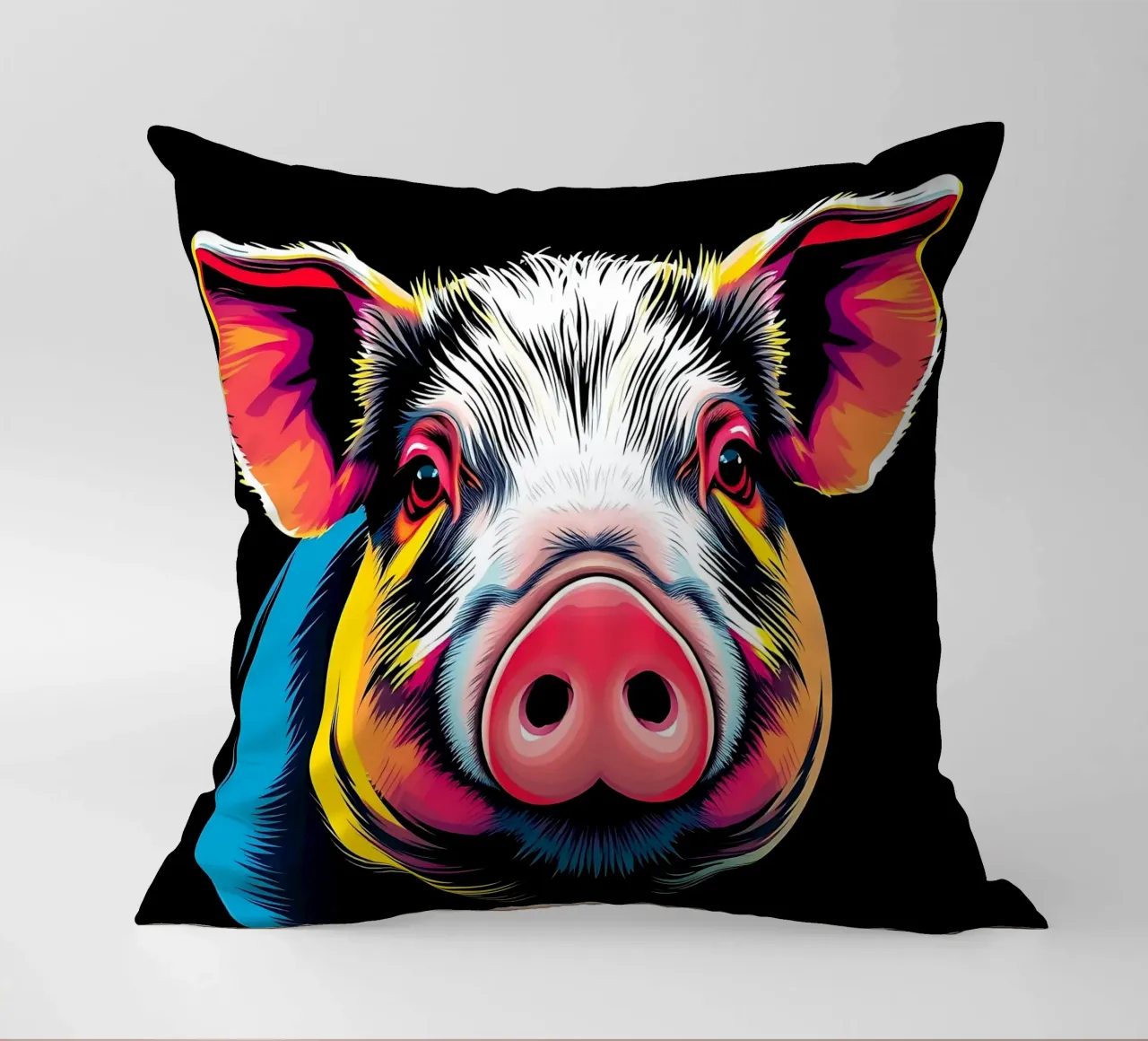 Stile_maiale_N_1 cuscino da Tierisch bunt by LK