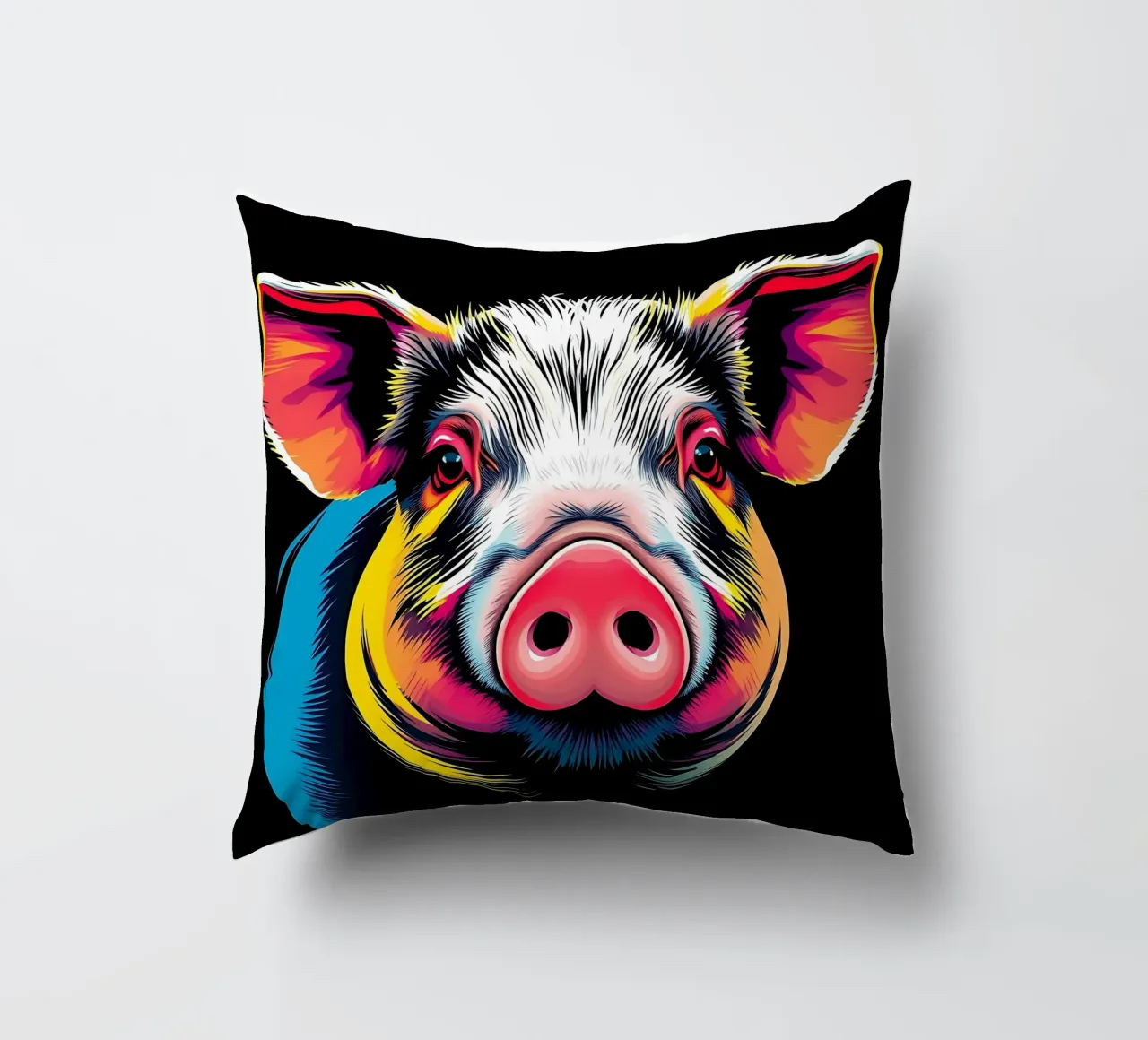 Stile_maiale_N_1 cuscino da Tierisch bunt by LK