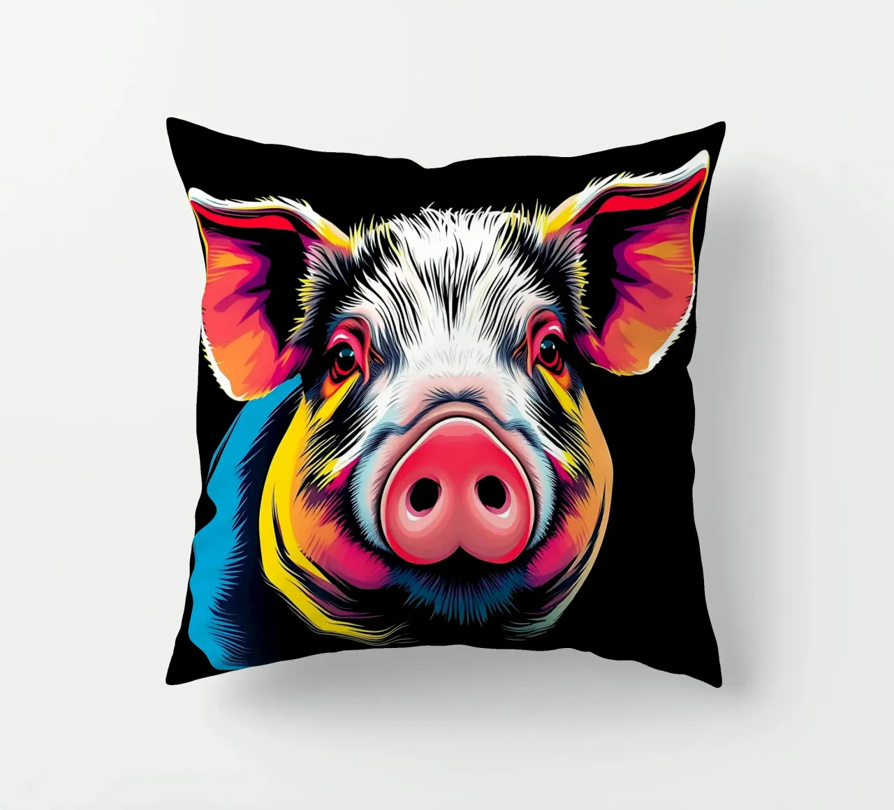 Stile_maiale_N_1 cuscino da Tierisch bunt by LK
