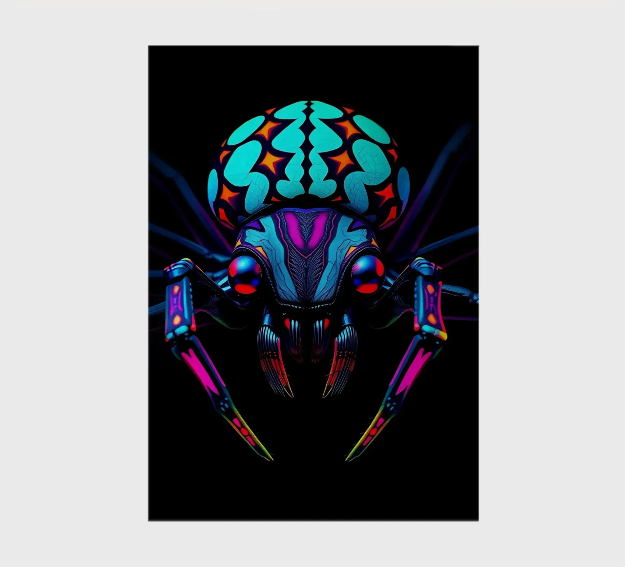 Spider_style_N_1 notebook by Tierisch bunt by LK