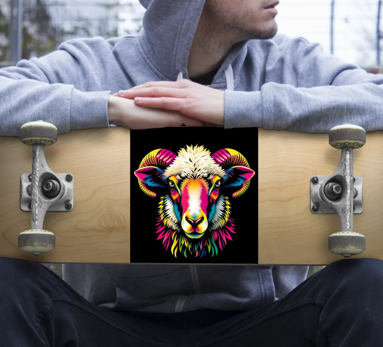 Capricorn_style_N_1 sticker by Tierisch bunt by LK