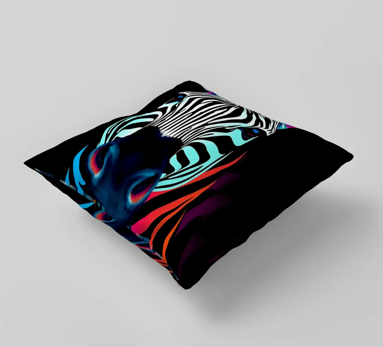 Stile_Zebra_N_1 cuscino da Tierisch bunt by LK