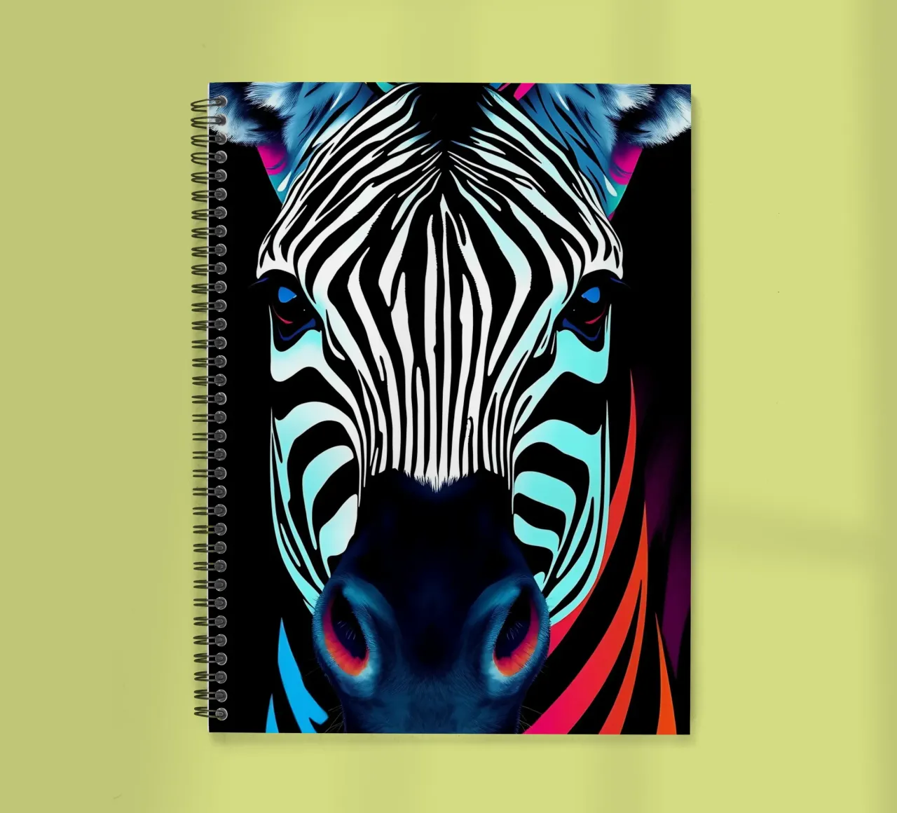 Zebra_style_N_1 spiral notebook by Tierisch bunt by LK