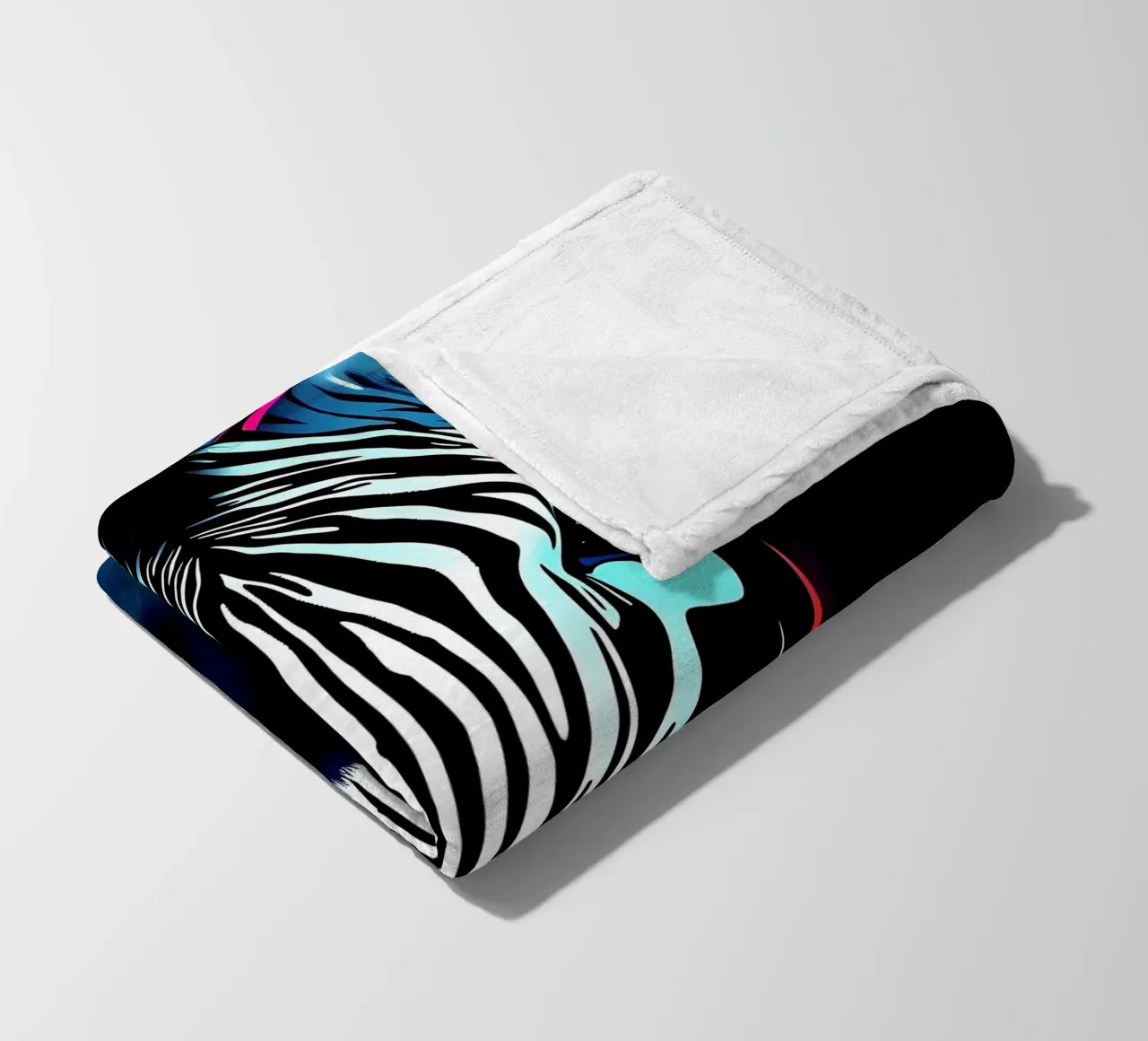 Stile_Zebra_N_1 coperta in pile da Tierisch bunt by LK