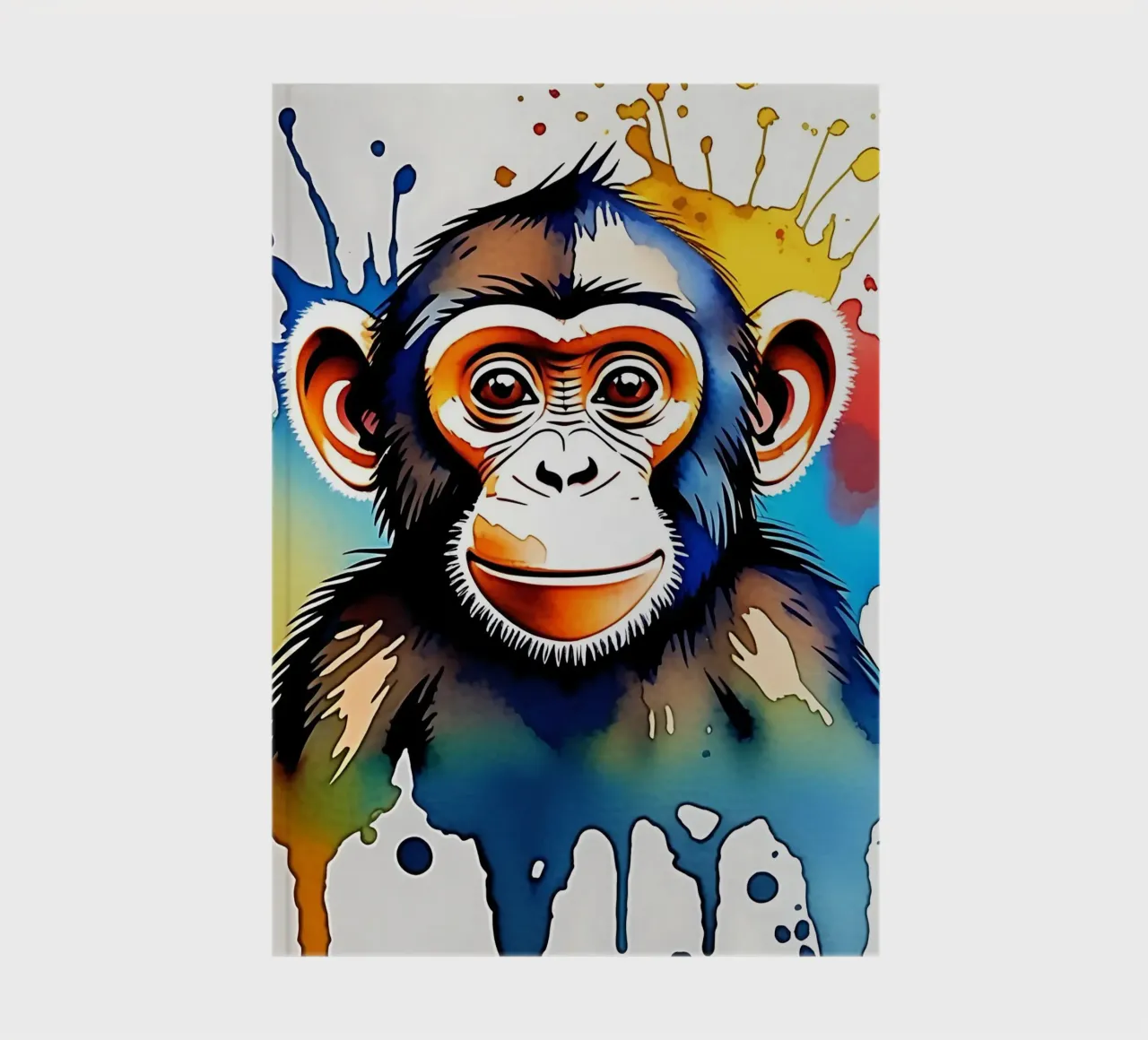 Monkey_Style_M_1 notebook by Tierisch bunt by LK
