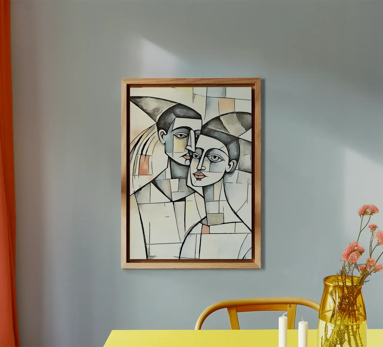 abstract couple, motif 6 alu-dibond by ZAMART
