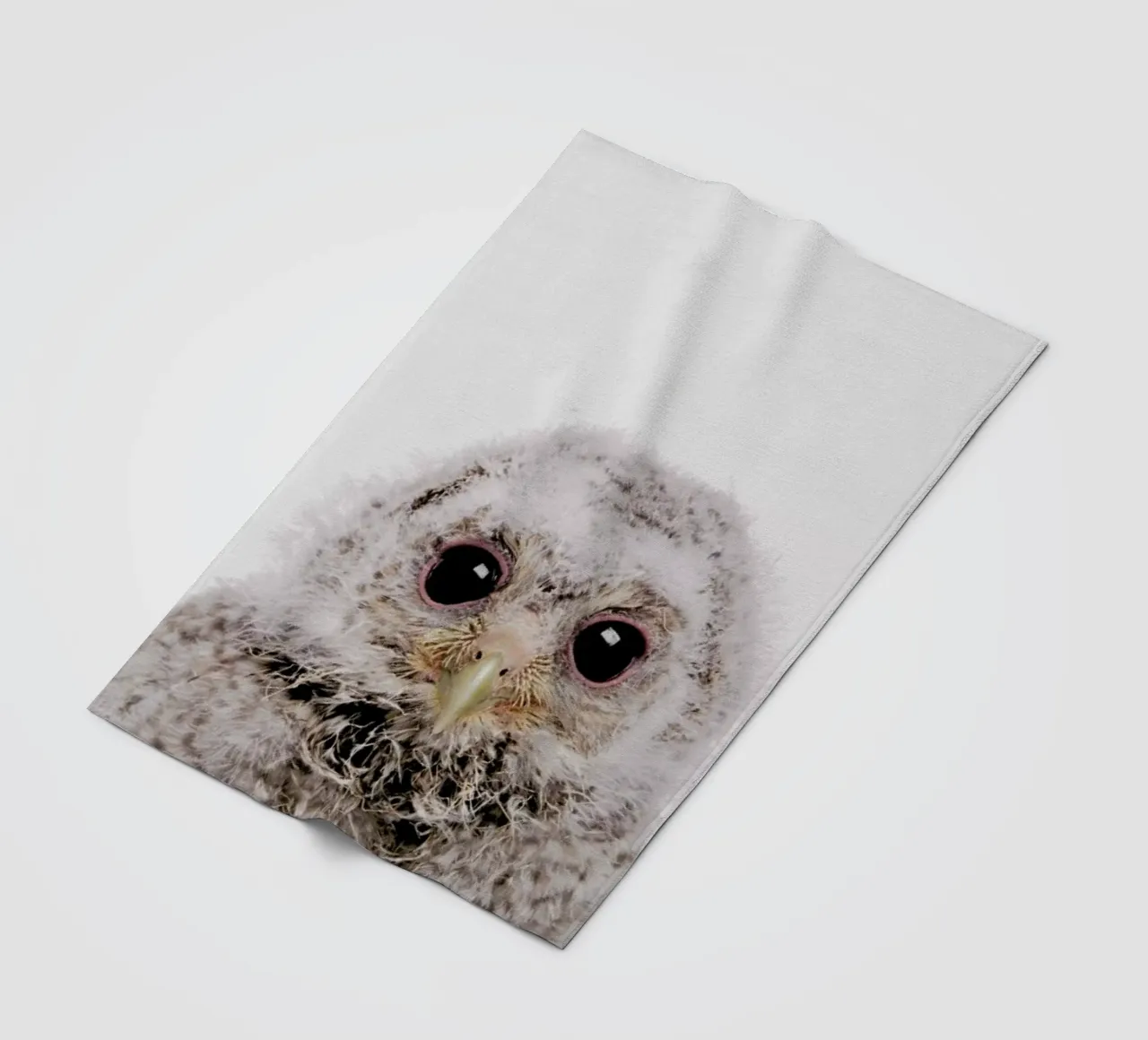 Owl III fleece blanket by Paws & Claws