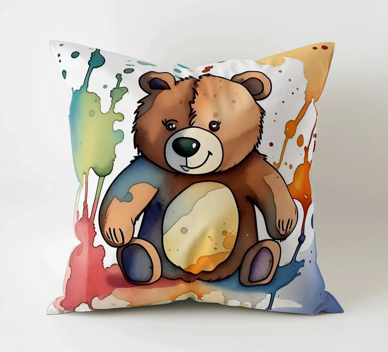 Stile orso_M_1 cuscino da Tierisch bunt by LK