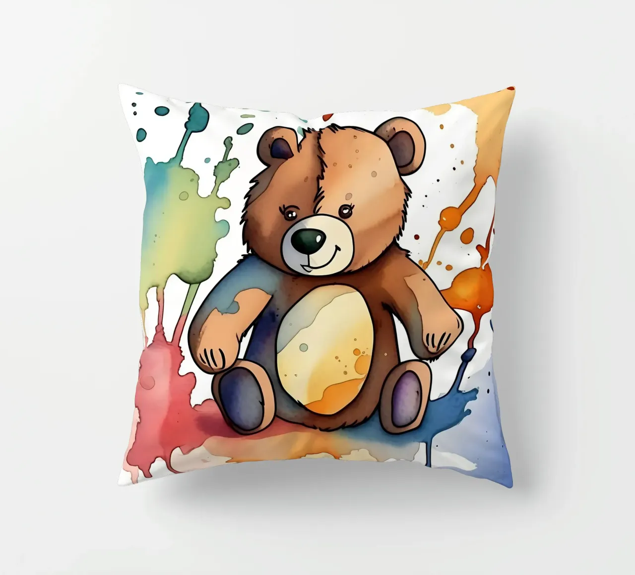 Stile orso_M_1 cuscino da Tierisch bunt by LK